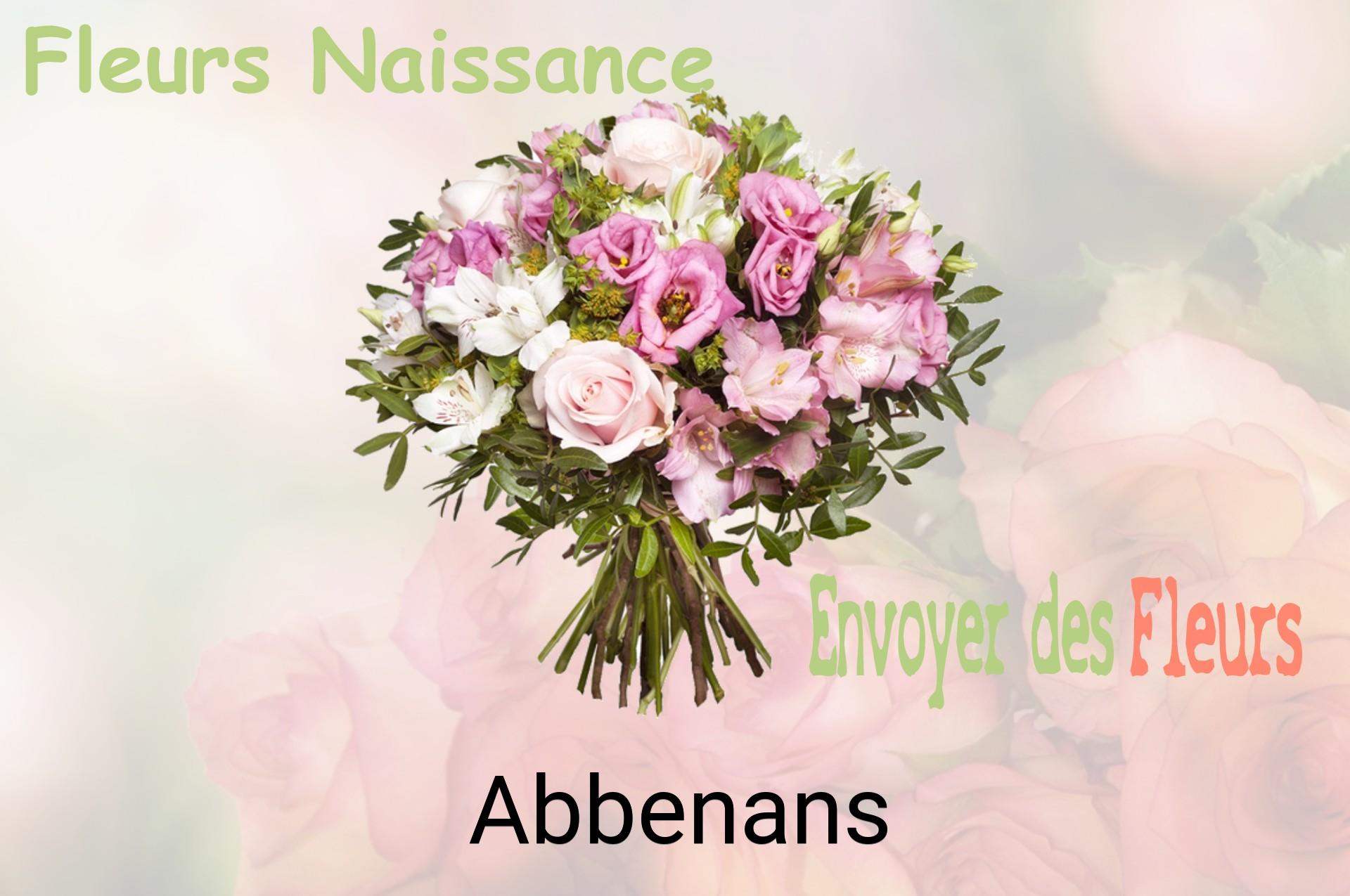 Bouquet de fleurs de naissance livré à Abbenans